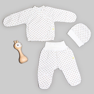 Комплект на выписку Чуди Кидс 228424 молочный 01 Комплект на выписку Чуди Кидс 228424 молочный 01